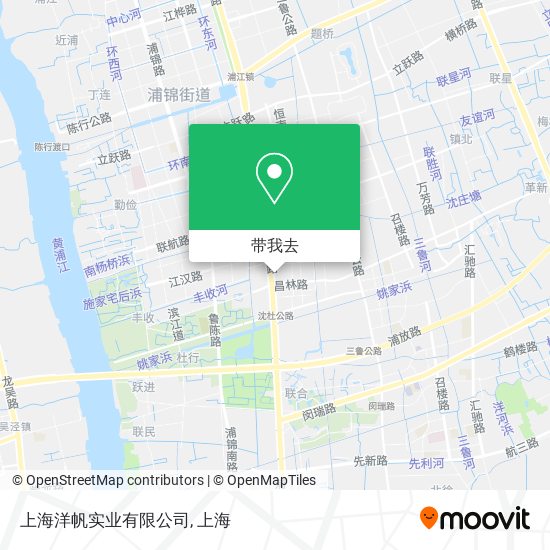 上海洋帆实业有限公司地图