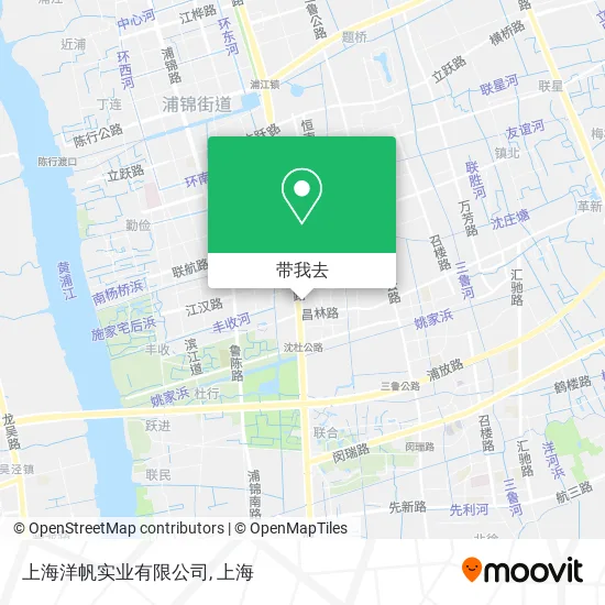 上海洋帆实业有限公司地图