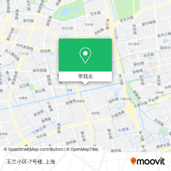 玉兰小区-7号楼地图