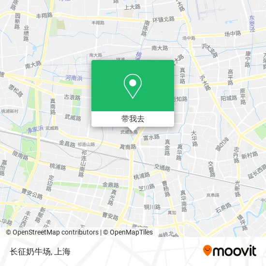 长征奶牛场地图