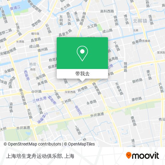 上海培生龙舟运动俱乐部地图