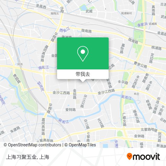 上海习聚五金地图