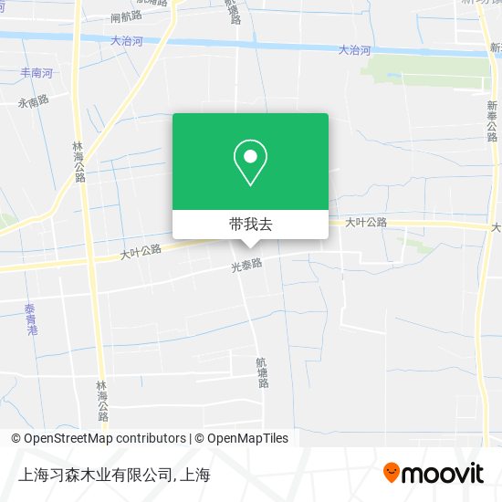 上海习森木业有限公司地图
