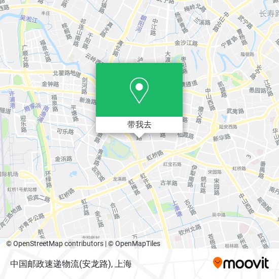 中国邮政速递物流(安龙路)地图