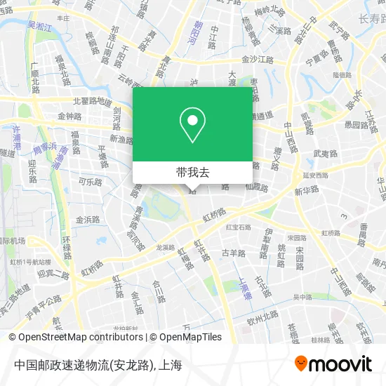 中国邮政速递物流(安龙路)地图