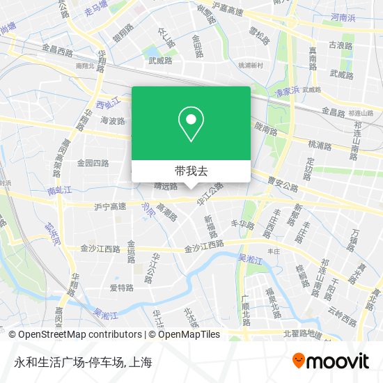永和生活广场-停车场地图