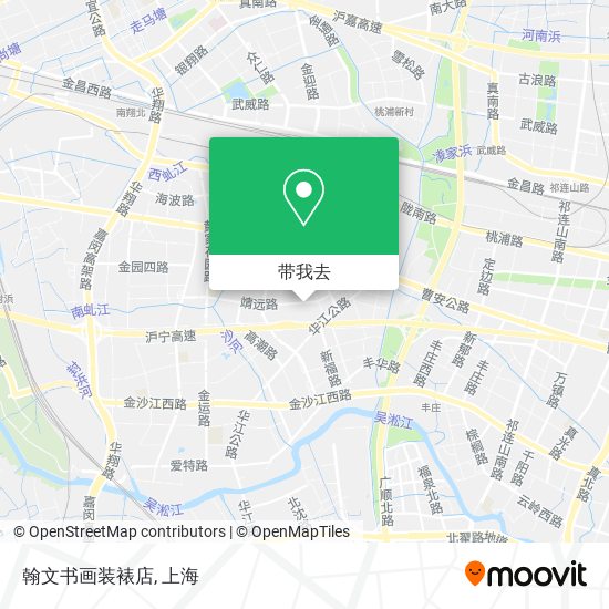 翰文书画装裱店地图