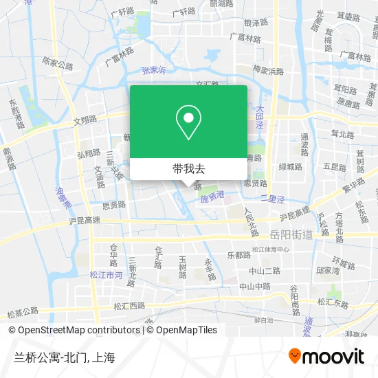 兰桥公寓-北门地图