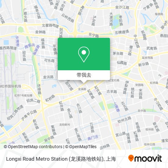 Longxi Road Metro Station (龙溪路地铁站)地图