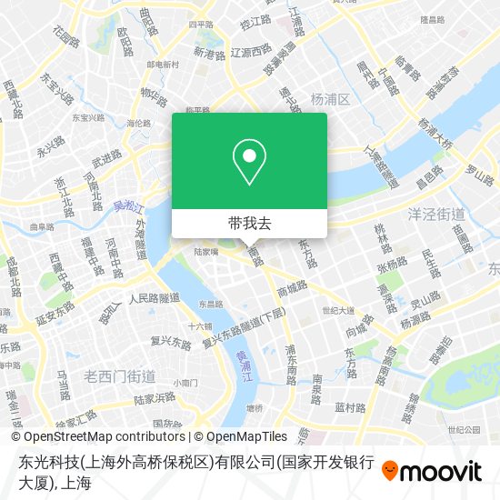 东光科技(上海外高桥保税区)有限公司(国家开发银行大厦)地图