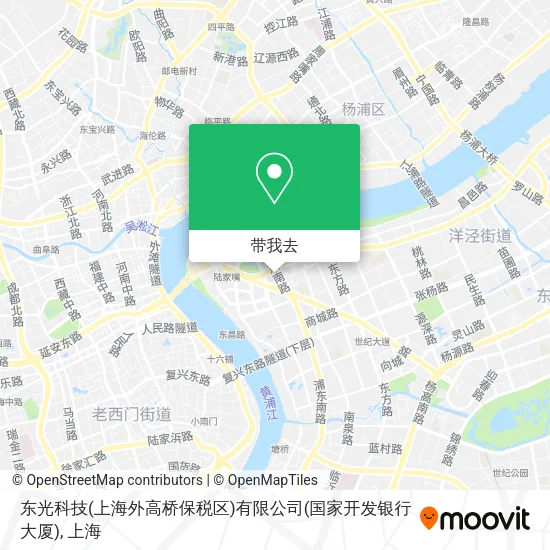 东光科技(上海外高桥保税区)有限公司(国家开发银行大厦)地图