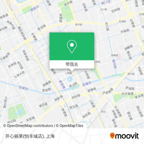 开心丽果(怡丰城店)地图