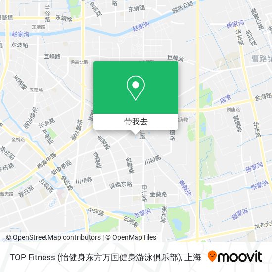 TOP Fitness (怡健身东方万国健身游泳俱乐部)地图