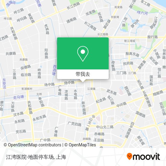 江湾医院-地面停车场地图