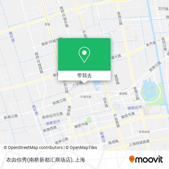 衣由你秀(南桥新都汇商场店)地图