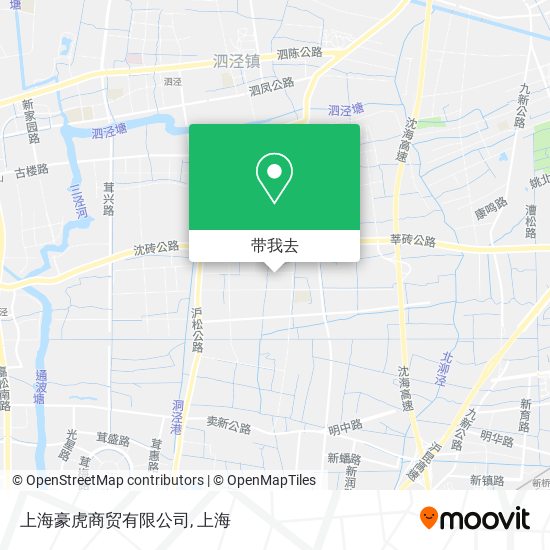 上海豪虎商贸有限公司地图