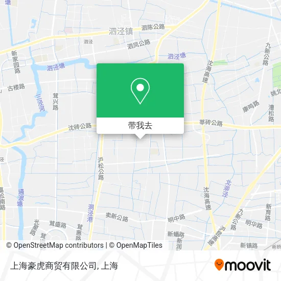 上海豪虎商贸有限公司地图