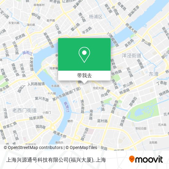 上海兴源通号科技有限公司(福兴大厦)地图