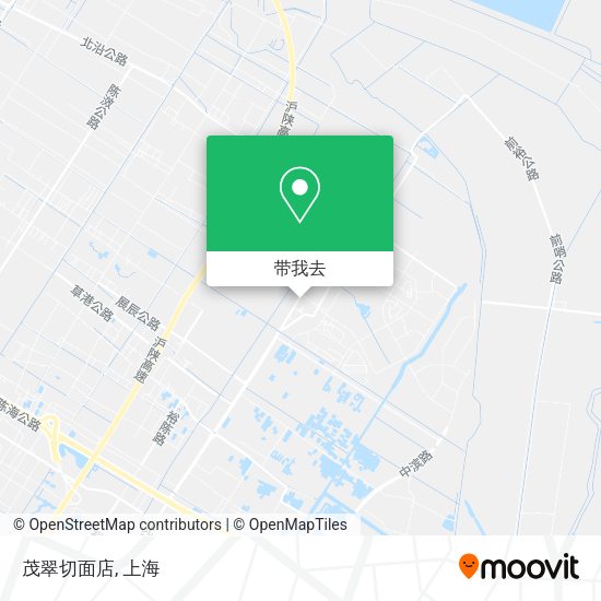 茂翠切面店地图