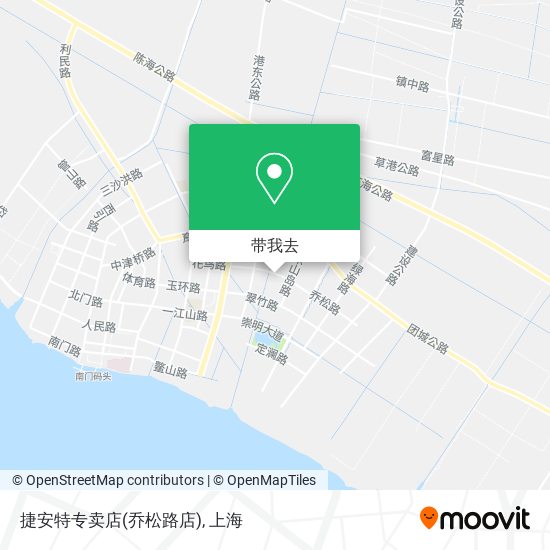 捷安特专卖店(乔松路店)地图