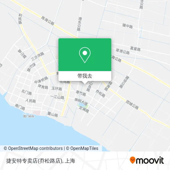捷安特专卖店(乔松路店)地图