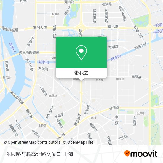 乐园路与杨高北路交叉口地图