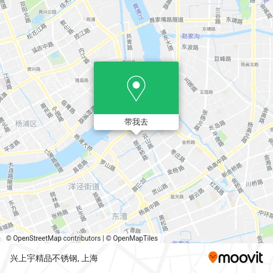 兴上宇精品不锈钢地图