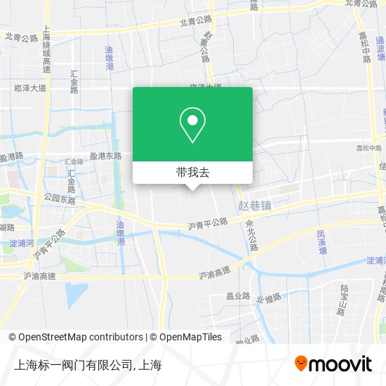 上海标一阀门有限公司地图