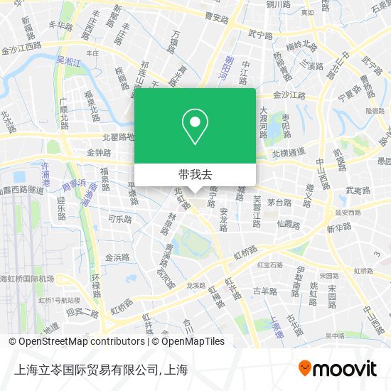 上海立岺国际贸易有限公司地图
