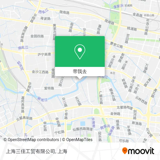 上海三佳工贸有限公司地图