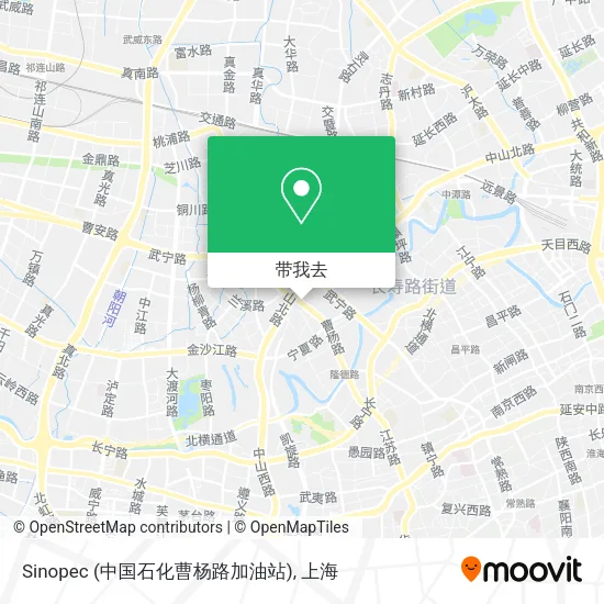 Sinopec (中国石化曹杨路加油站)地图