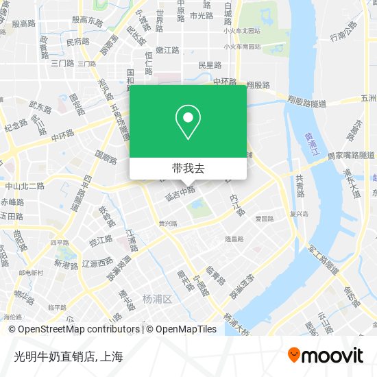 光明牛奶直销店地图