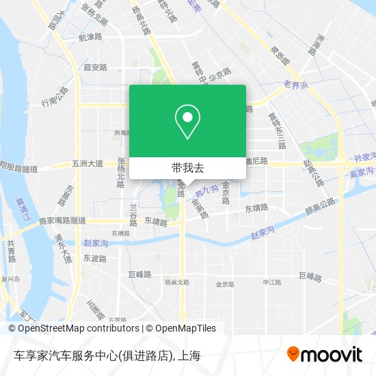 车享家汽车服务中心(俱进路店)地图