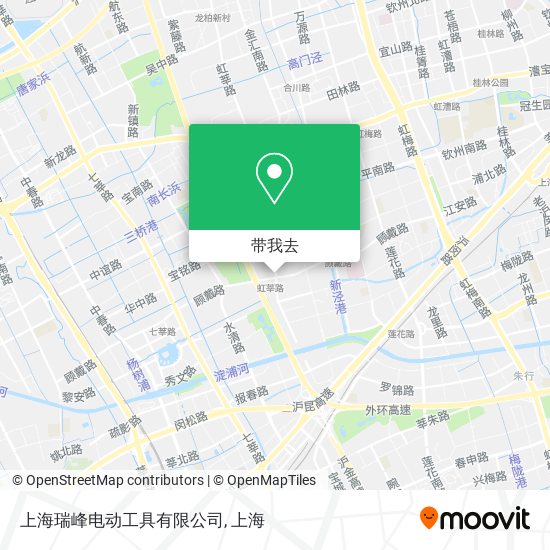 上海瑞峰电动工具有限公司地图