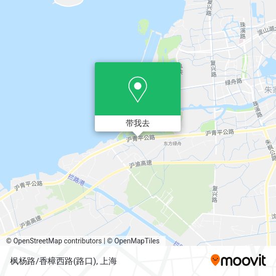 枫杨路/香樟西路(路口)地图