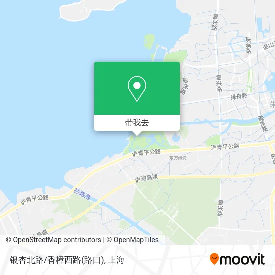 银杏北路/香樟西路(路口)地图