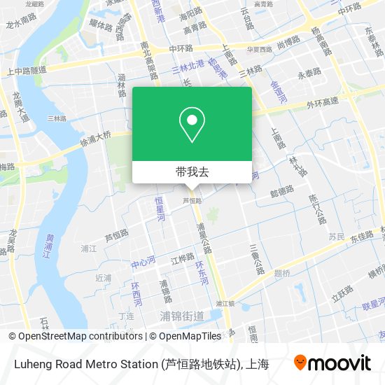 Luheng Road Metro Station (芦恒路地铁站)地图