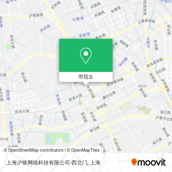 上海沪锬网络科技有限公司-西北门地图