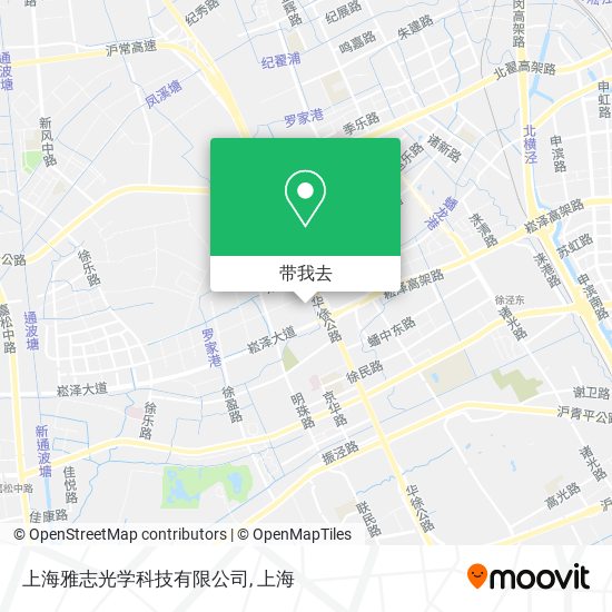 上海雅志光学科技有限公司地图