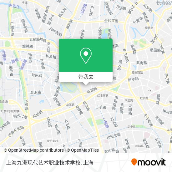 上海九洲现代艺术职业技术学校地图
