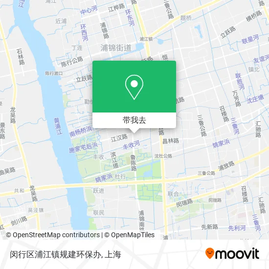 闵行区浦江镇规建环保办地图
