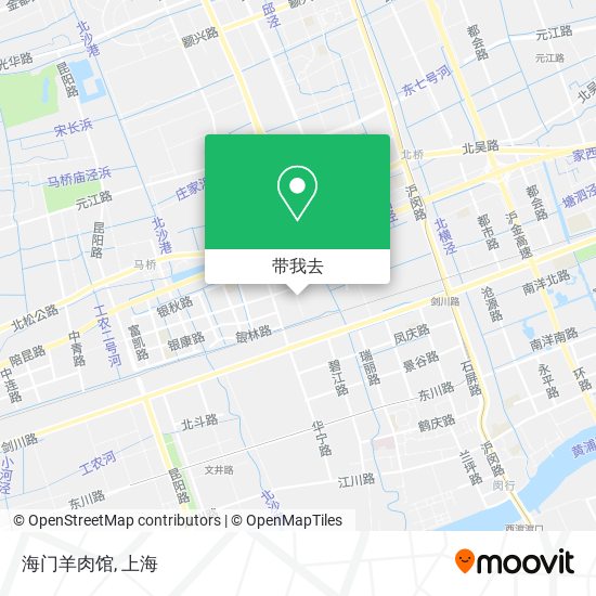 海门羊肉馆地图