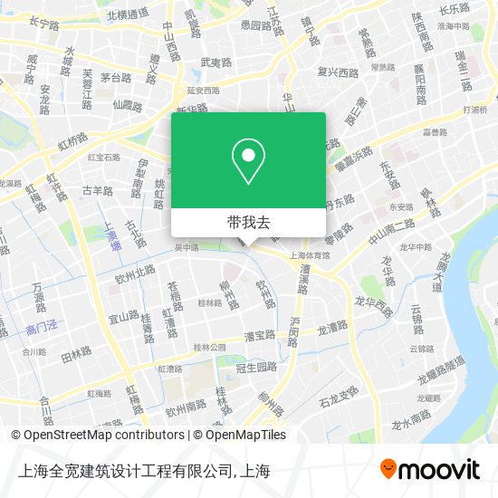 上海全宽建筑设计工程有限公司地图