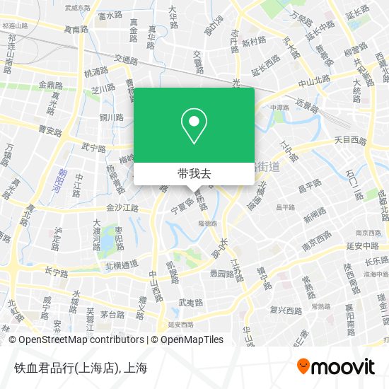 铁血君品行(上海店)地图