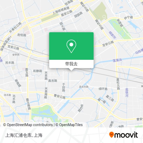 上海汇浦仓库地图