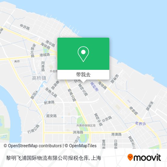 黎明飞浦国际物流有限公司报税仓库地图