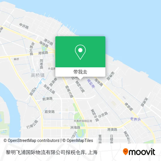 黎明飞浦国际物流有限公司报税仓库地图