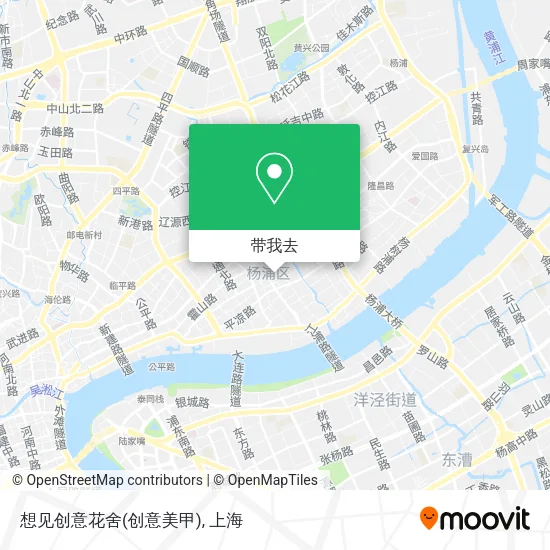 想见创意花舍(创意美甲)地图