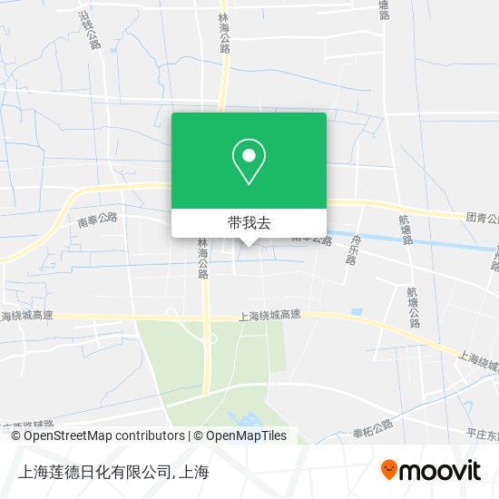 上海莲德日化有限公司地图