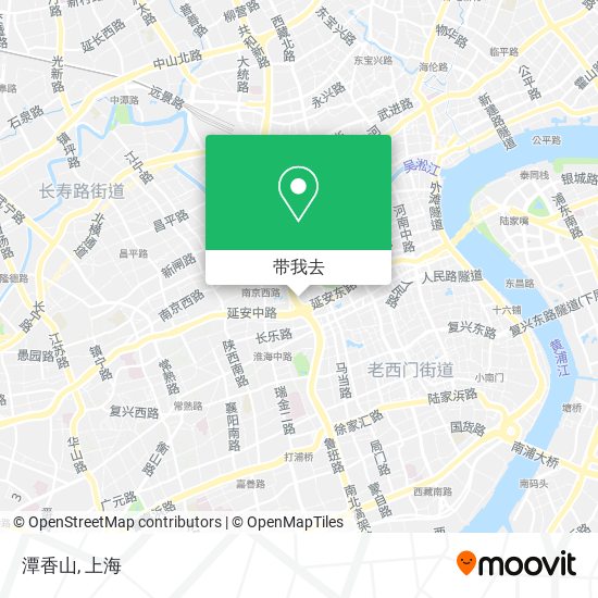 潭香山地图